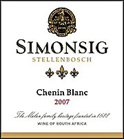 Simonsig 2007 Chenin Blanc